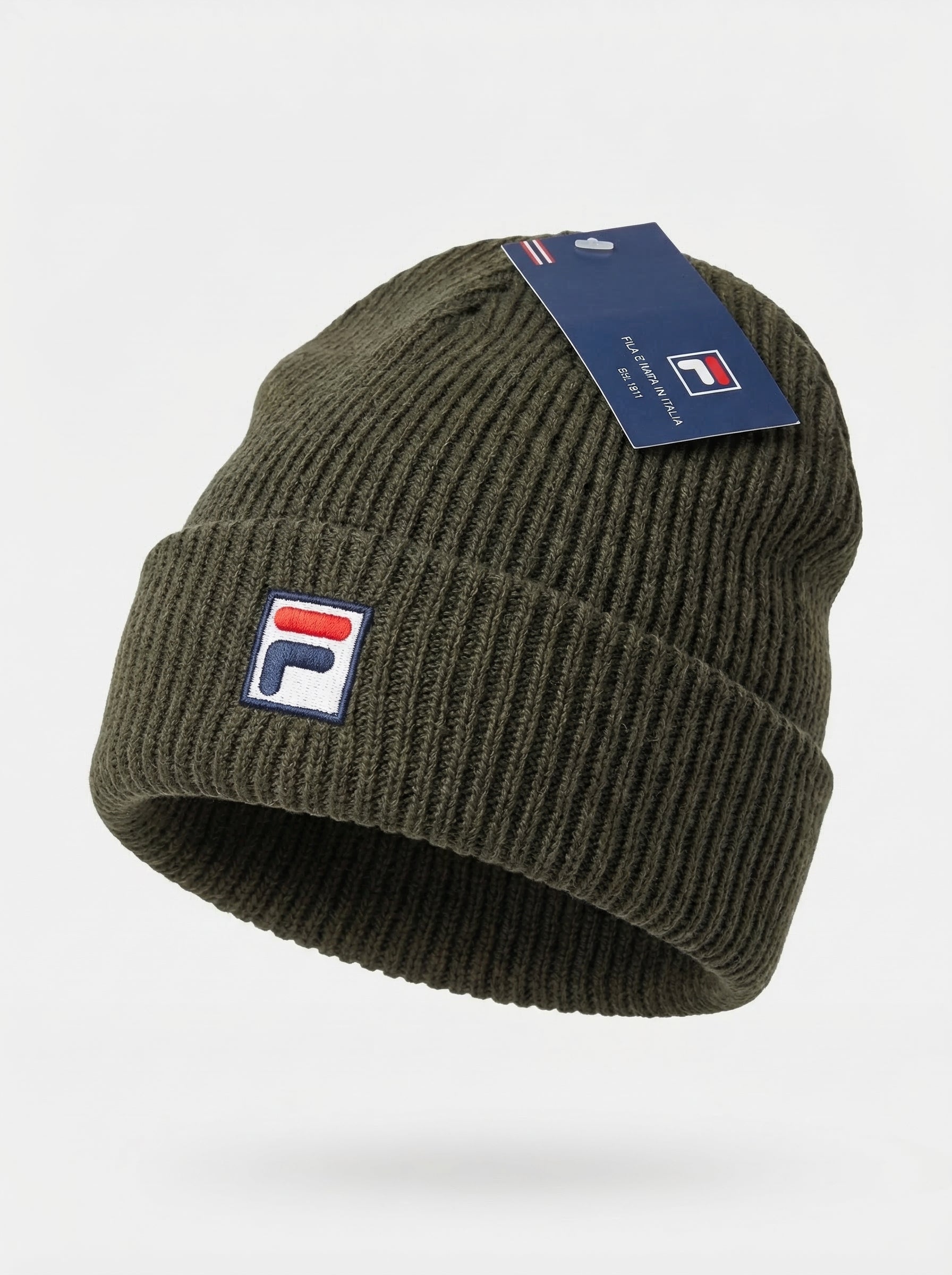 Fila Vintage Ribbed Knit Beanie