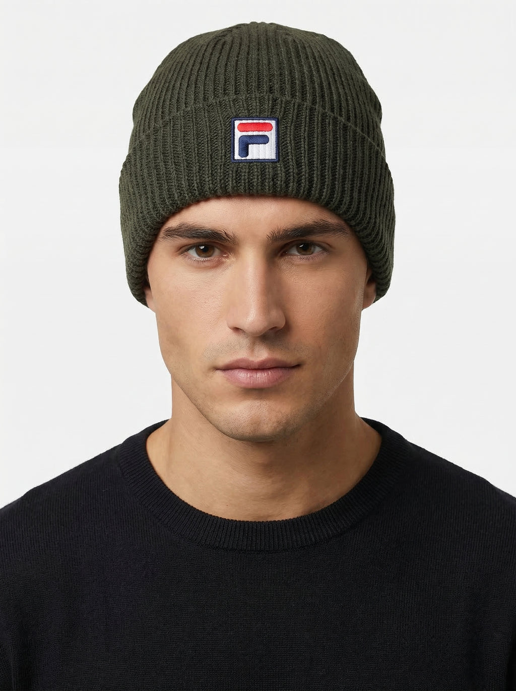 Fila Vintage Ribbed Knit Beanie