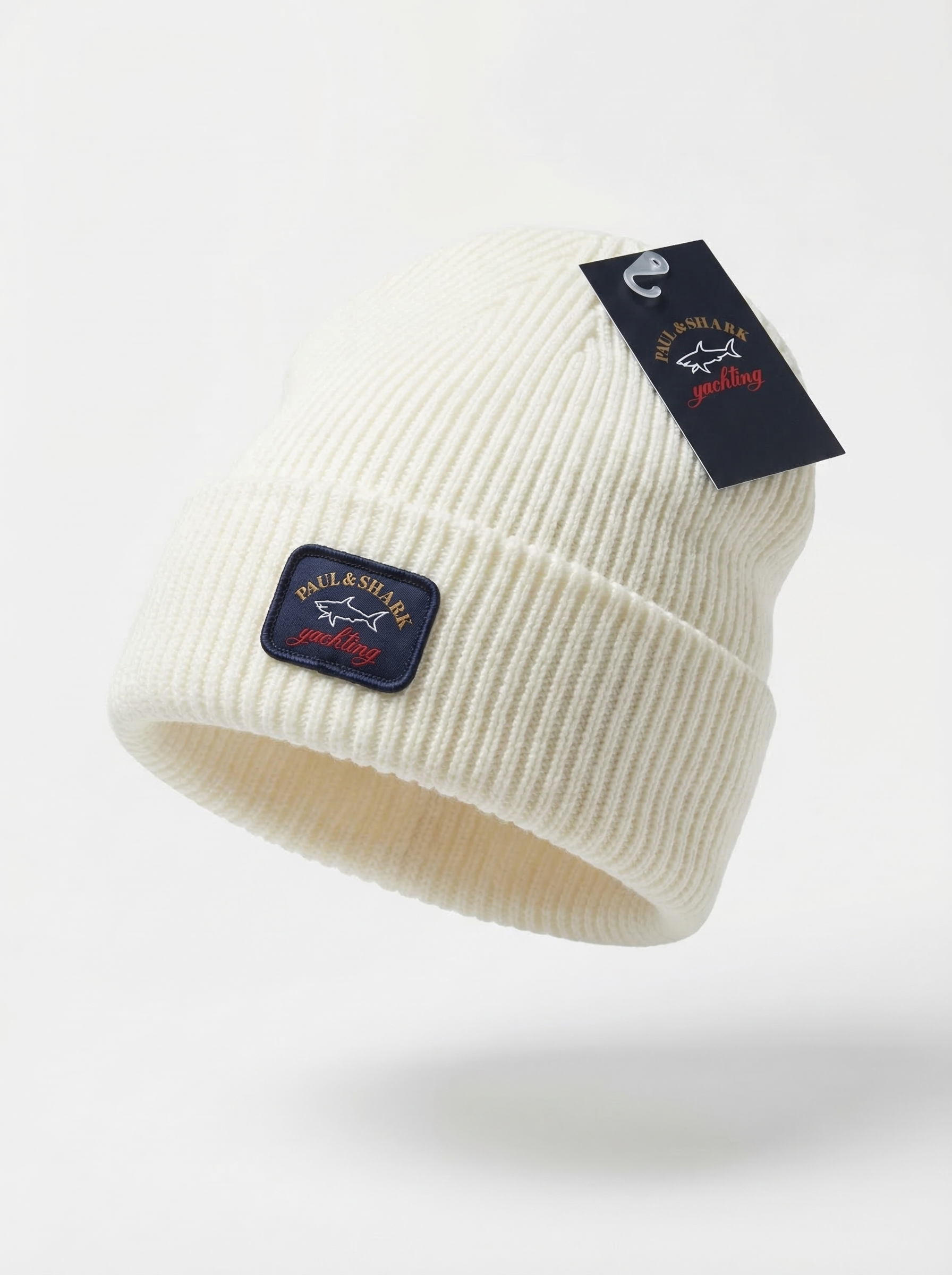 Paul & Shark Ribbed Wool Beanie