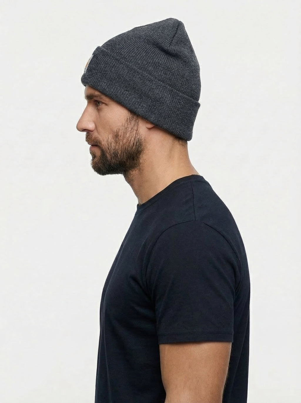 Carhartt Knit Beanie with Grey Logo Patch