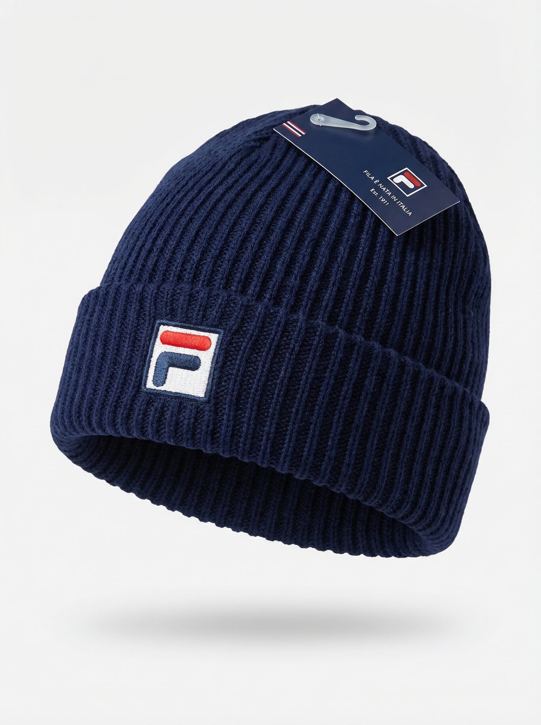 Fila Vintage Ribbed Knit Beanie