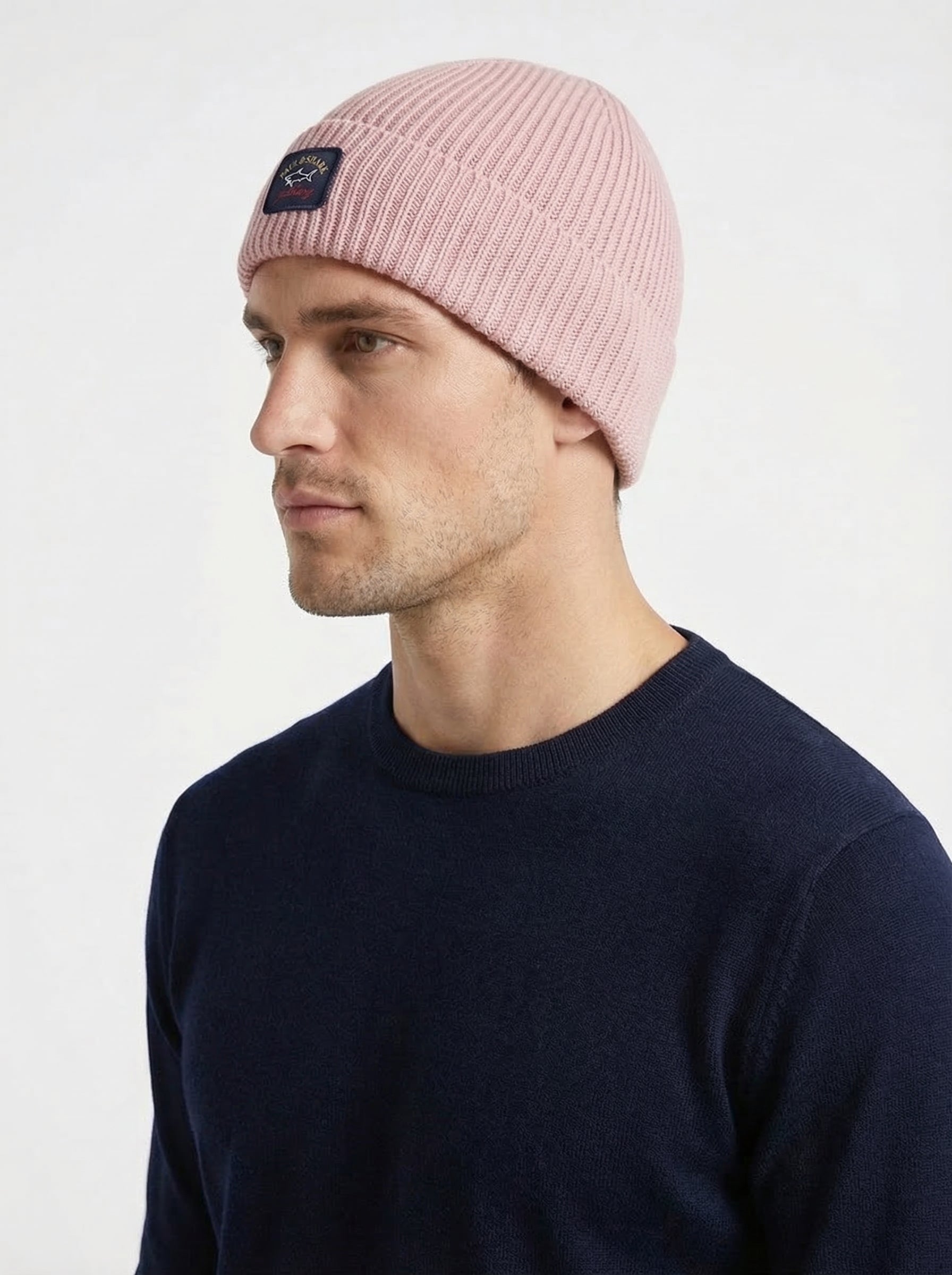 Paul & Shark Ribbed Wool Beanie