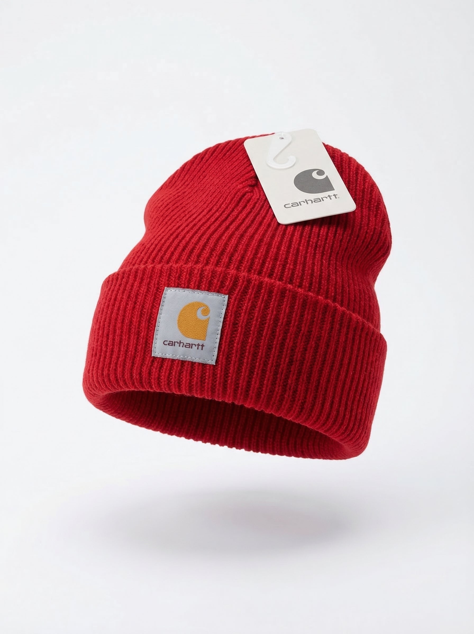 Carhartt Knit Beanie with Grey Logo Patch