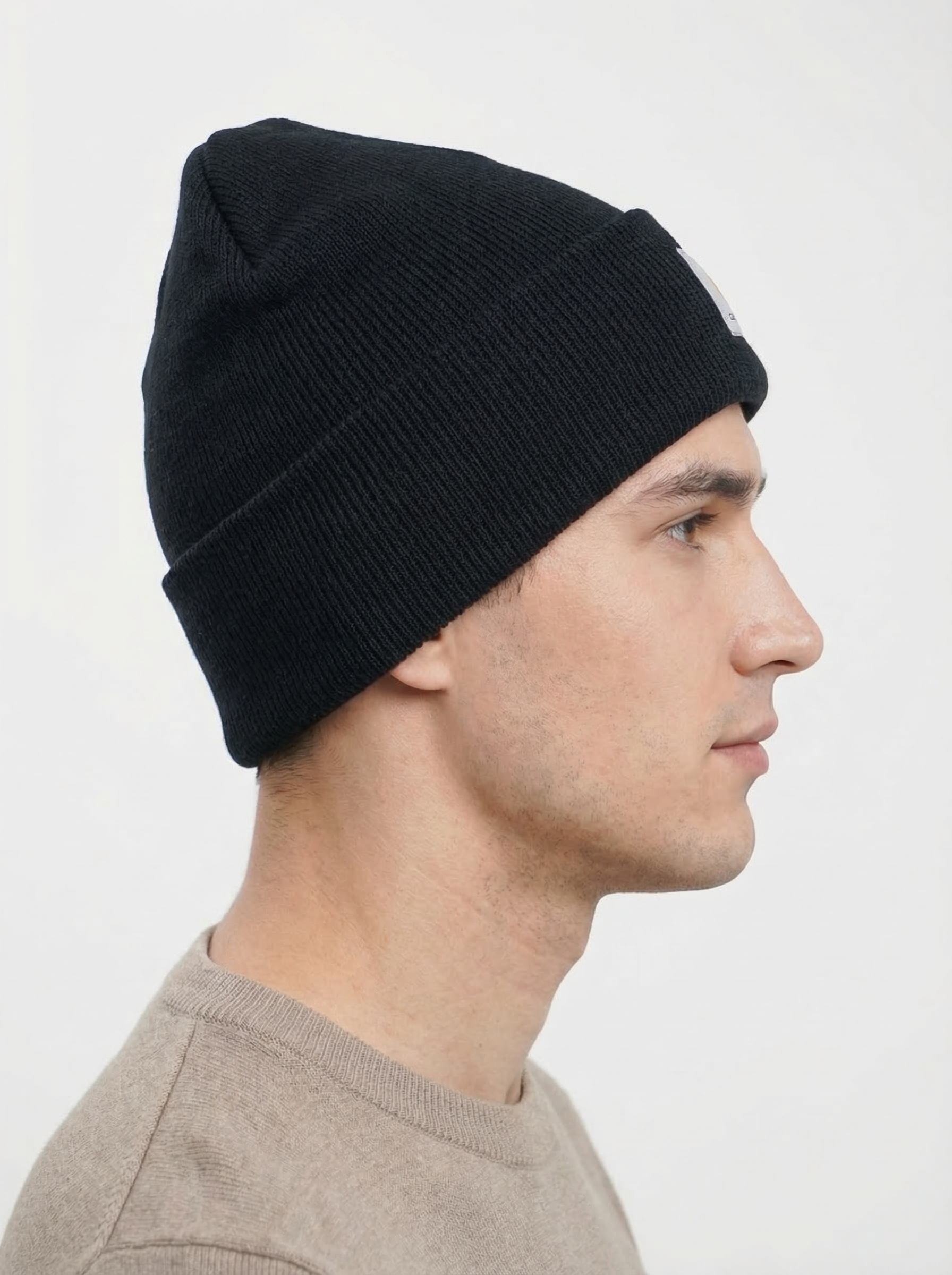 Carhartt Knit Beanie with Grey Logo Patch
