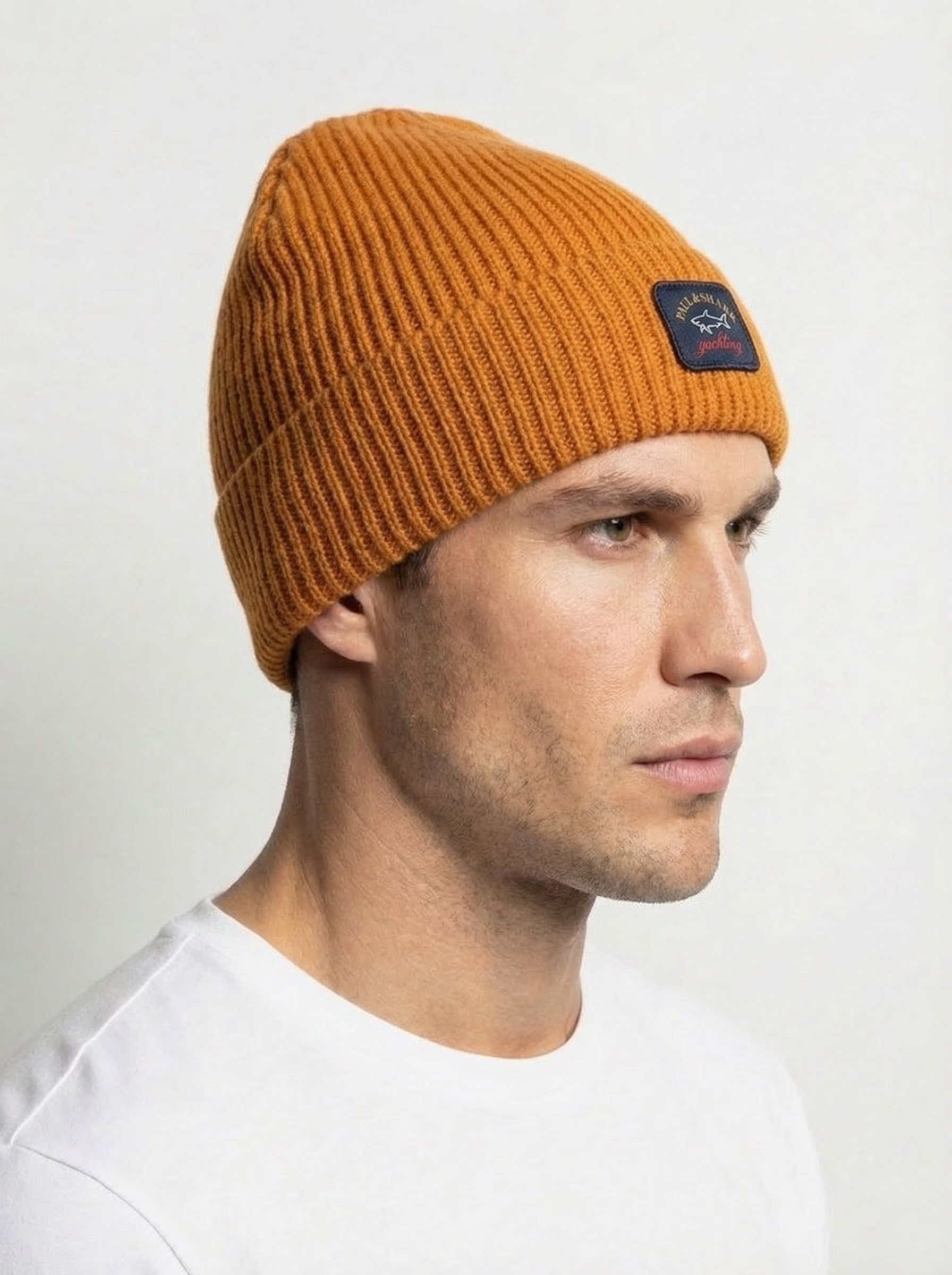 Paul & Shark Ribbed Wool Beanie