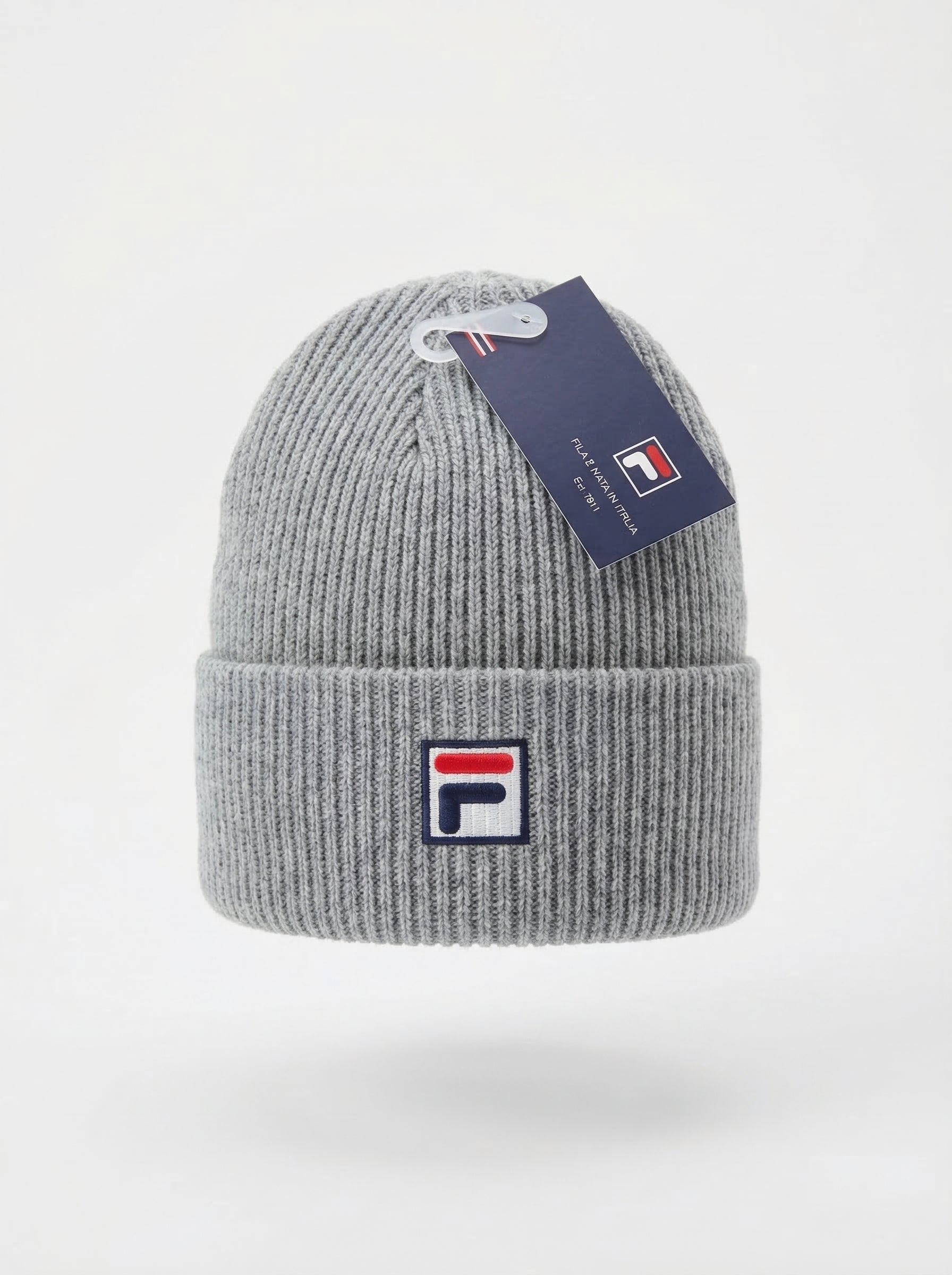 Fila Vintage Ribbed Knit Beanie