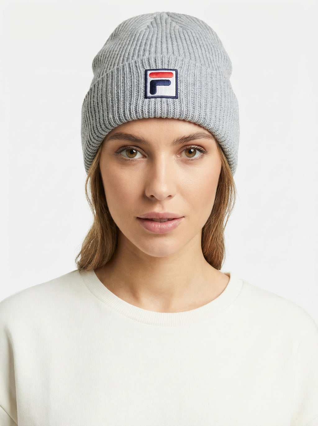 Fila Vintage Ribbed Knit Beanie