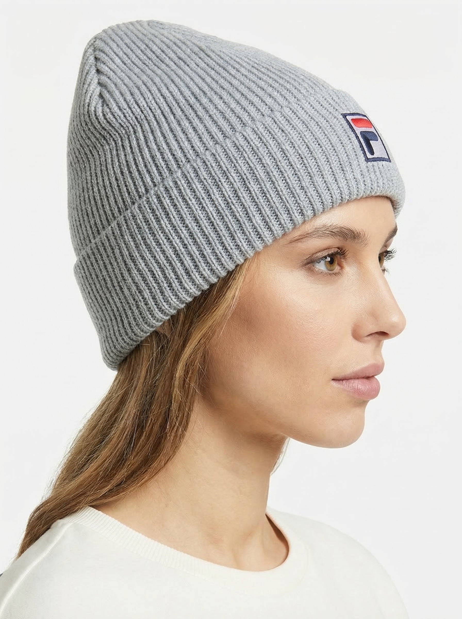Fila Vintage Ribbed Knit Beanie