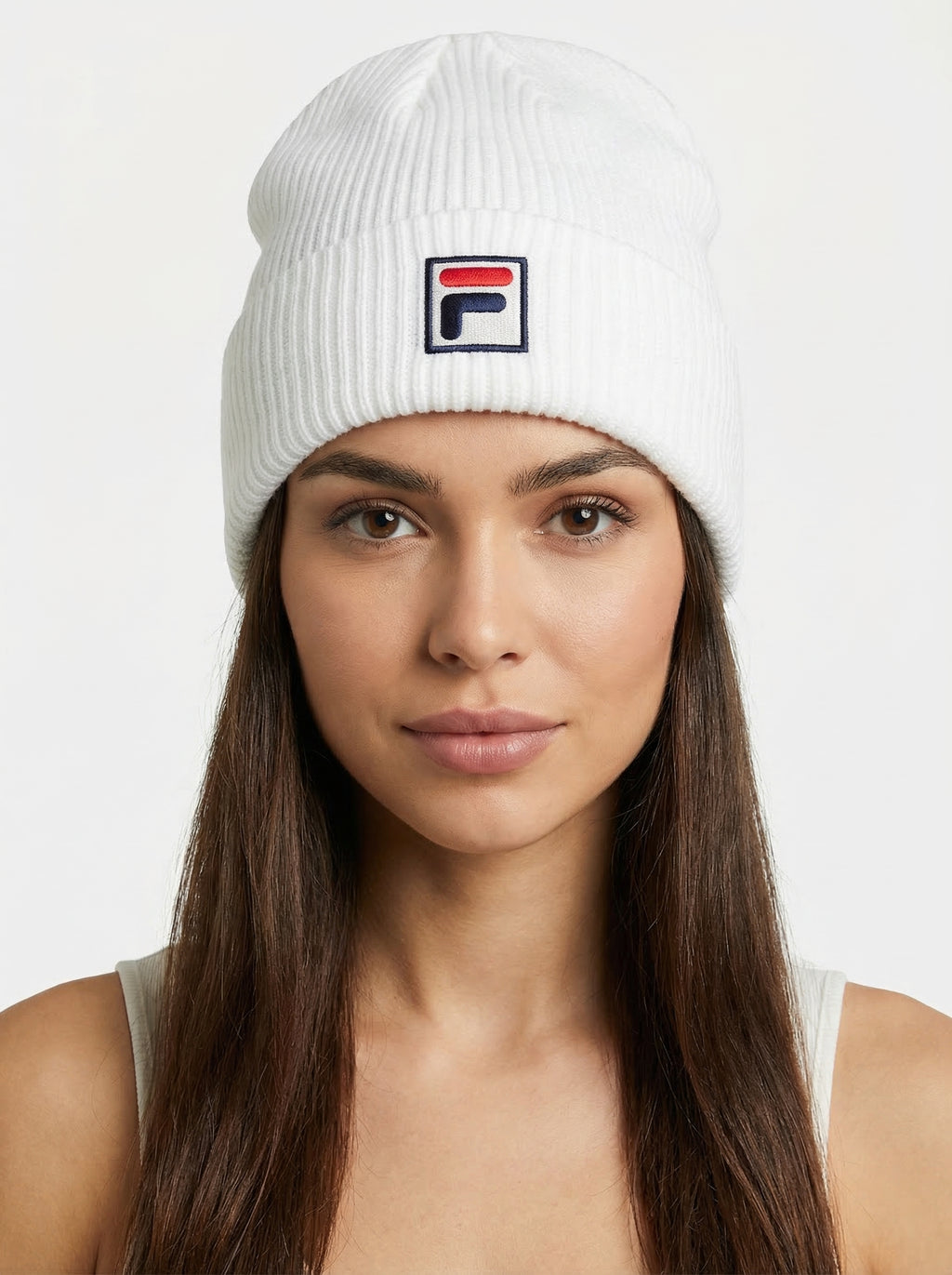 Fila Vintage Ribbed Knit Beanie