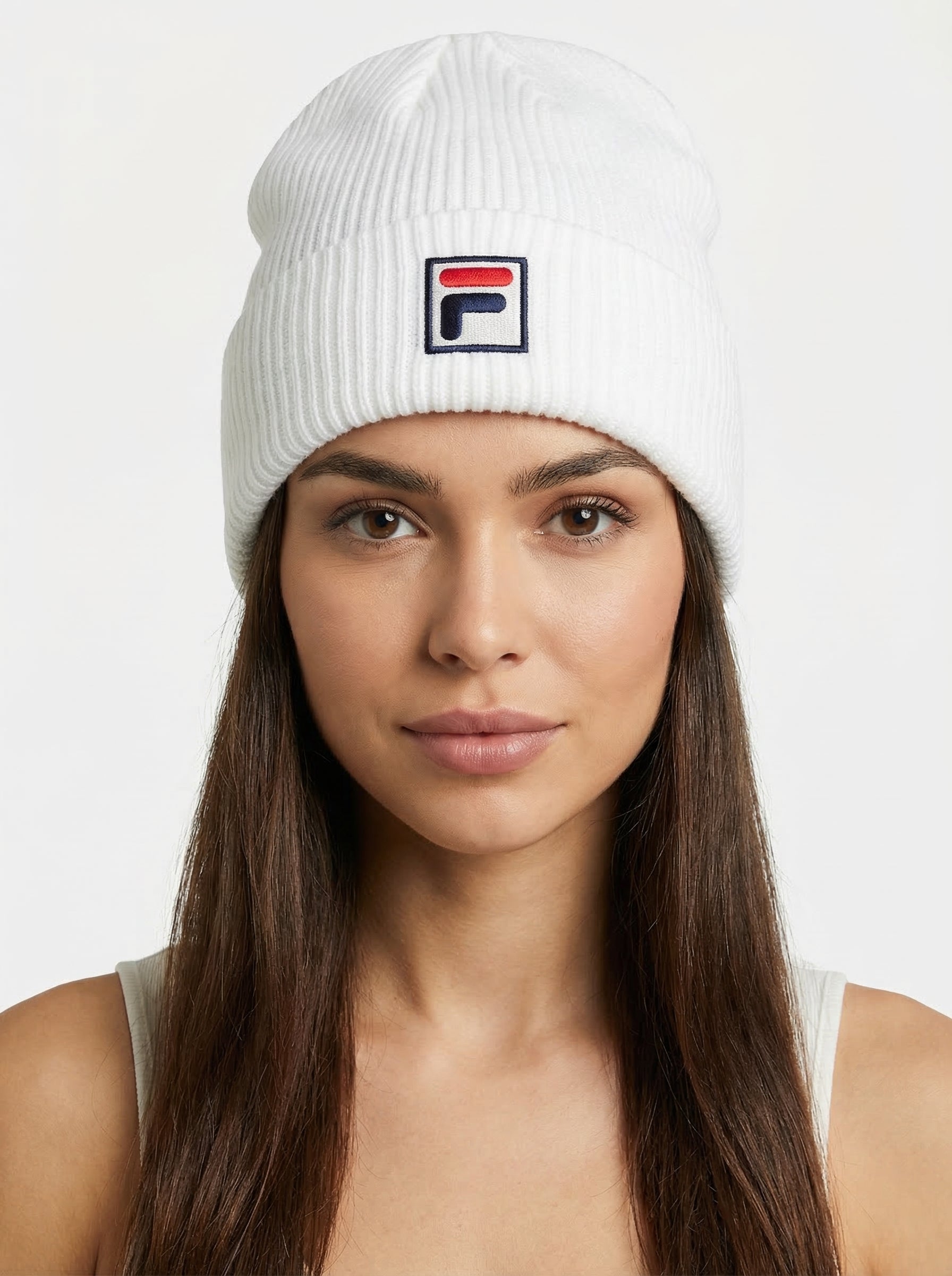 Fila Vintage Ribbed Knit Beanie