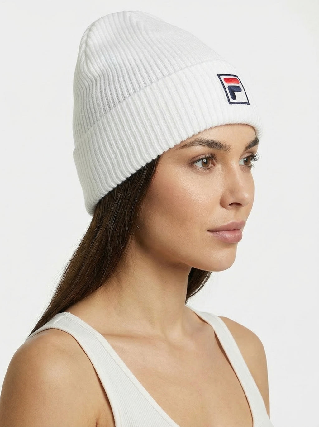 Fila Vintage Ribbed Knit Beanie