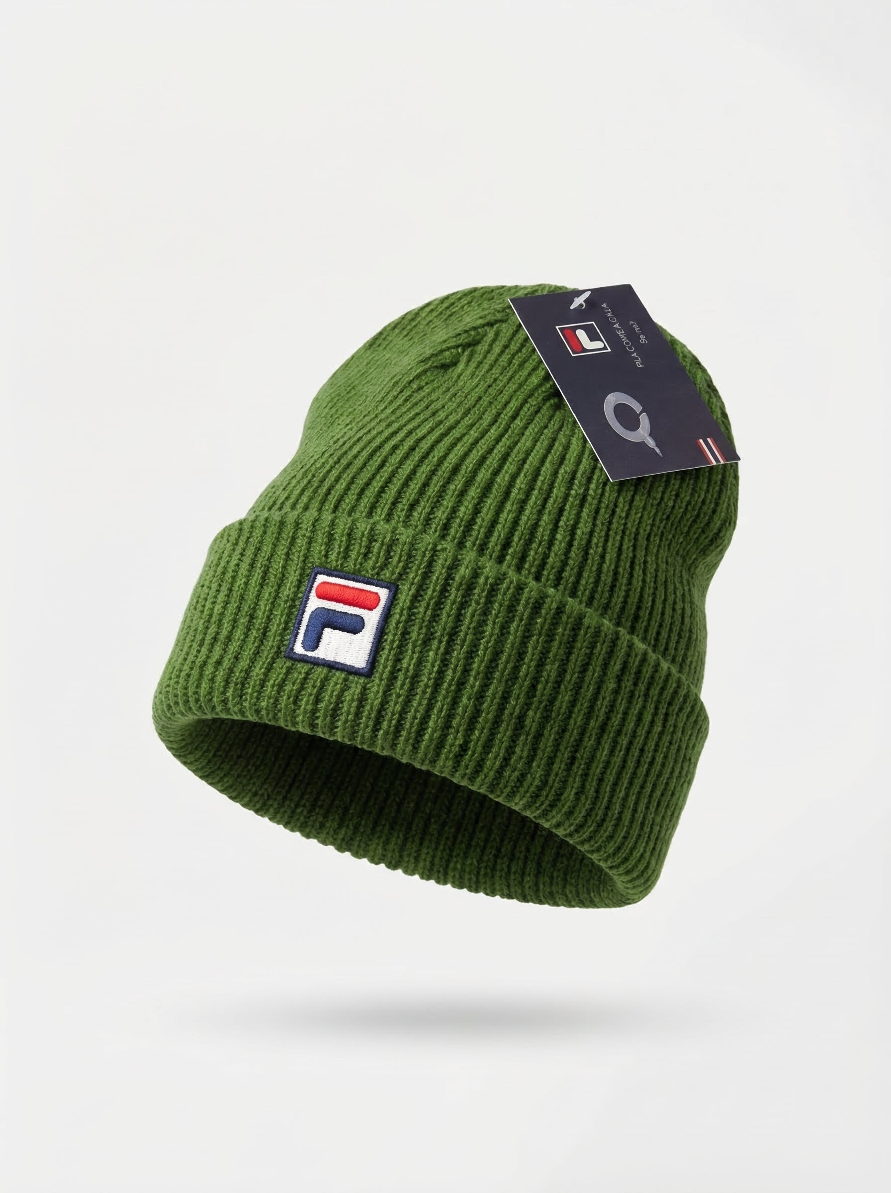 Fila Vintage Ribbed Knit Beanie