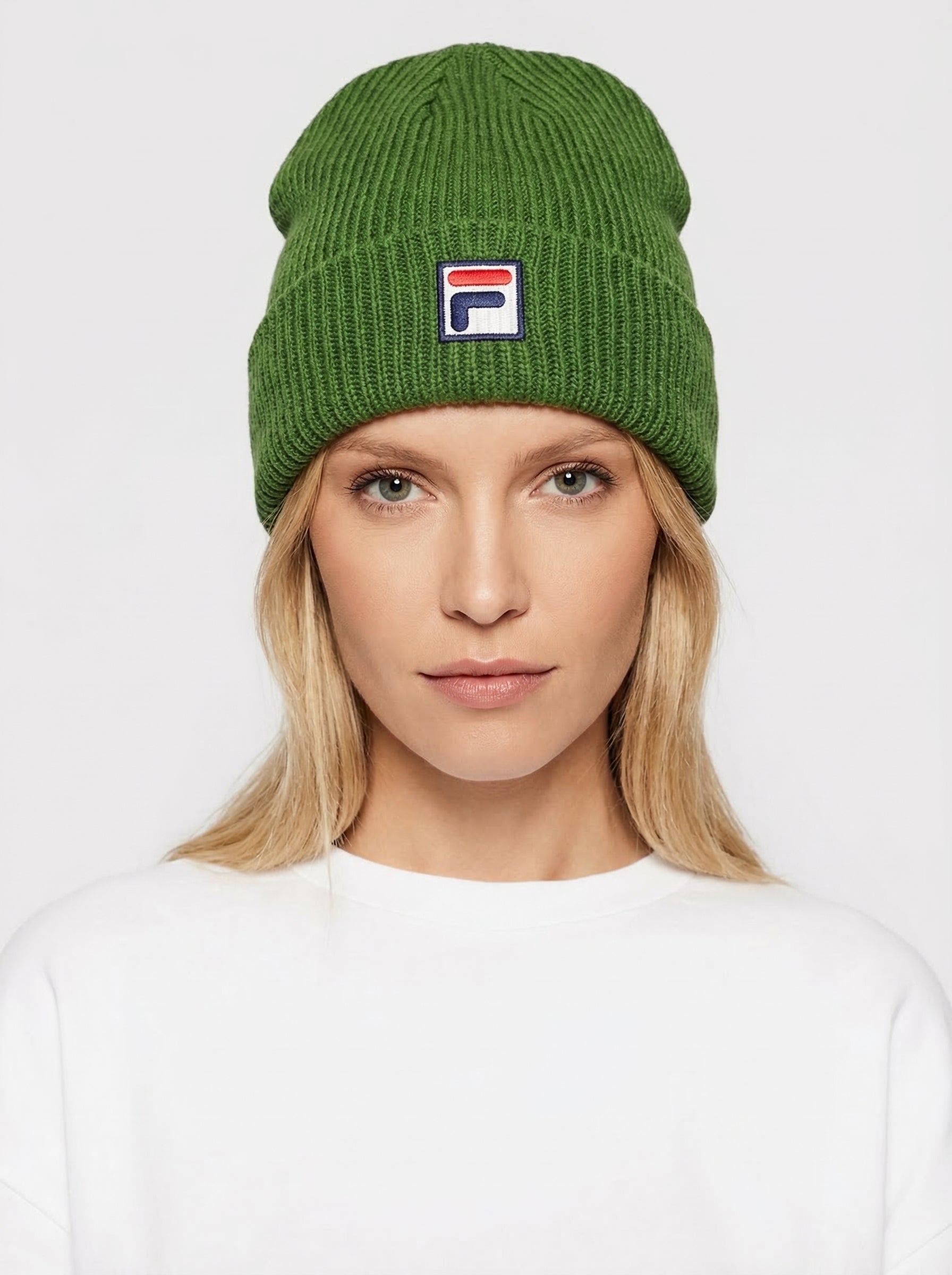 Fila Vintage Ribbed Knit Beanie