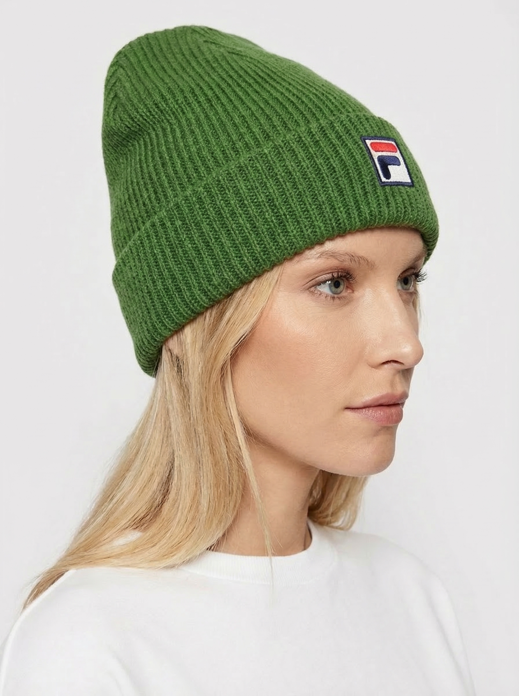 Fila Vintage Ribbed Knit Beanie