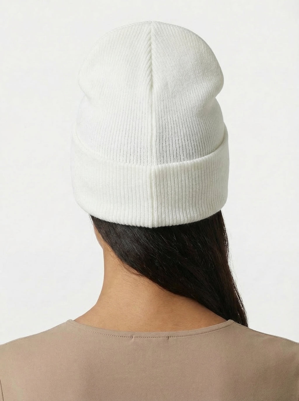 Carhartt Classic Cuffed Beanie Brown Logo