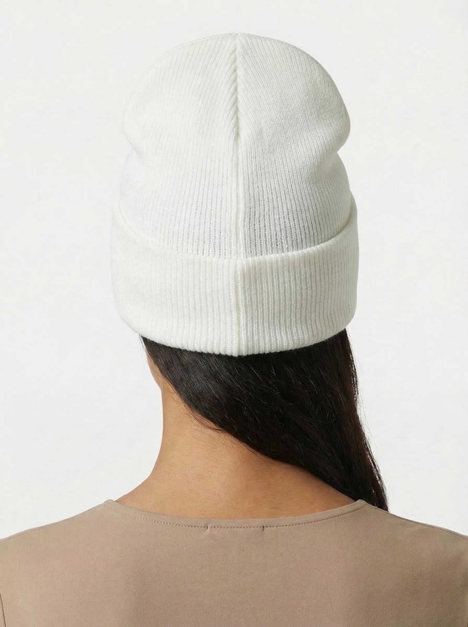 Carhartt Classic Cuffed Beanie Brown Logo