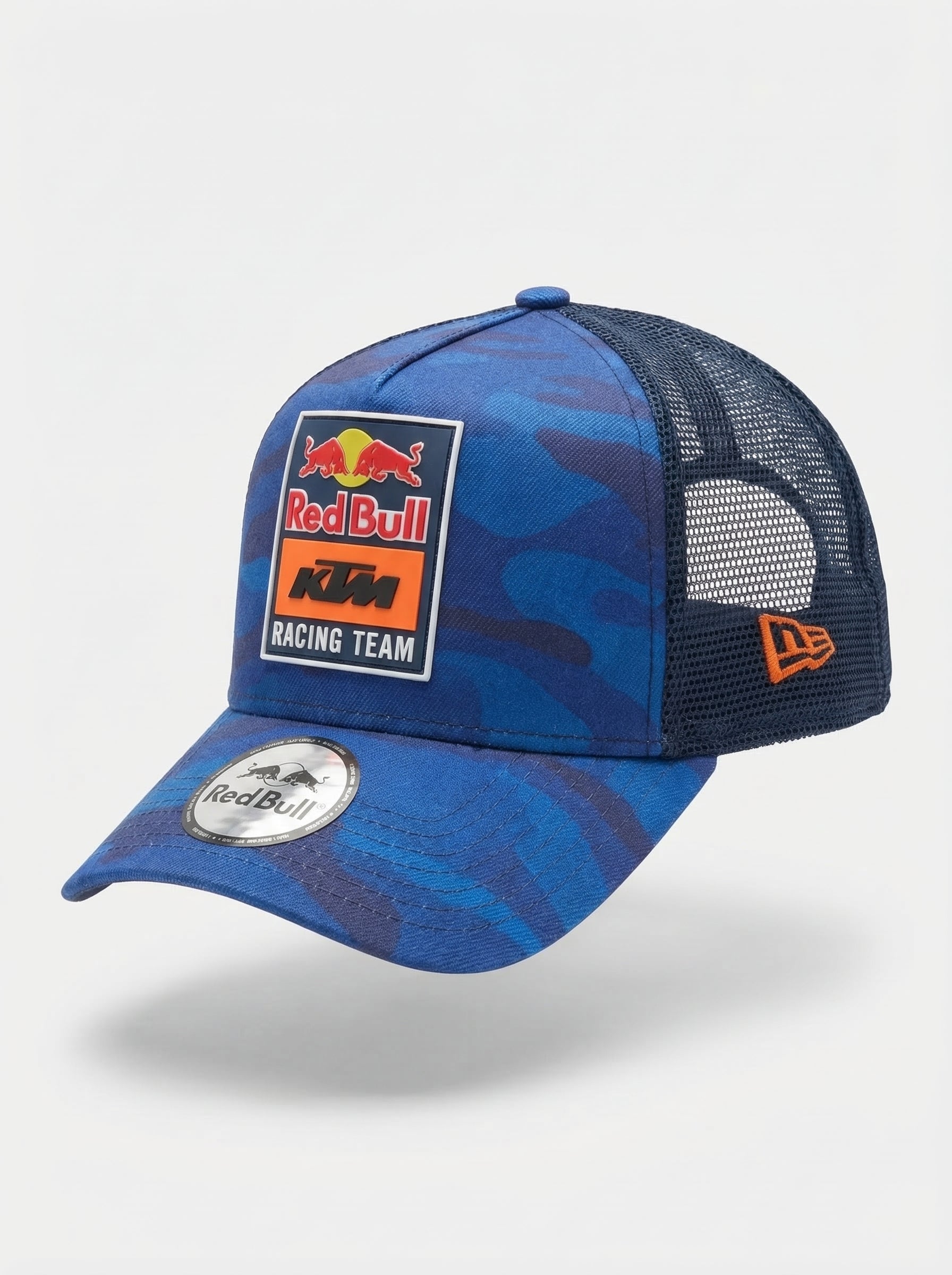 New Era x Red Bull KTM Racing Team Blue Camo Trucker Hat