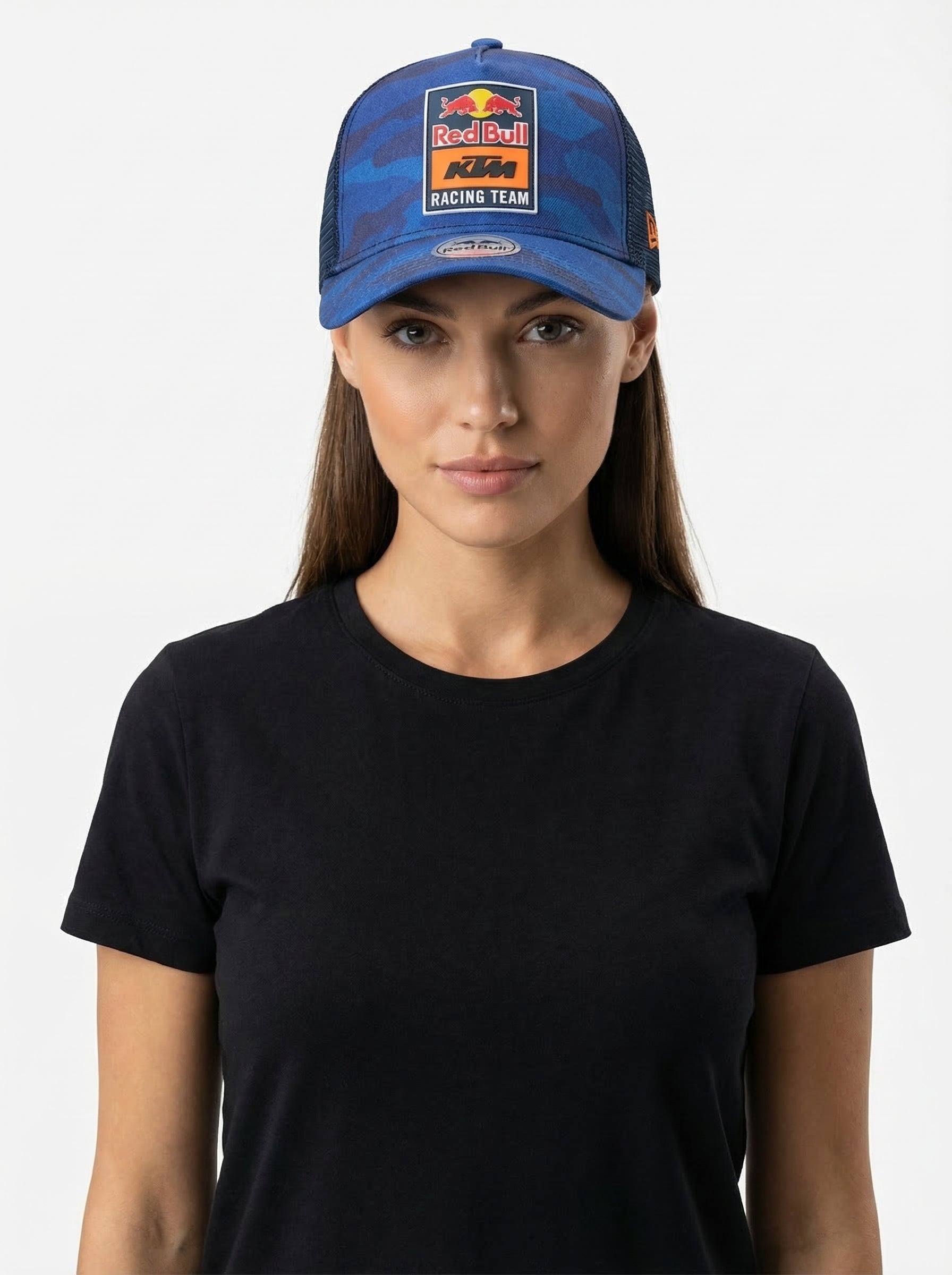 New Era x Red Bull KTM Racing Team Blue Camo Trucker Hat