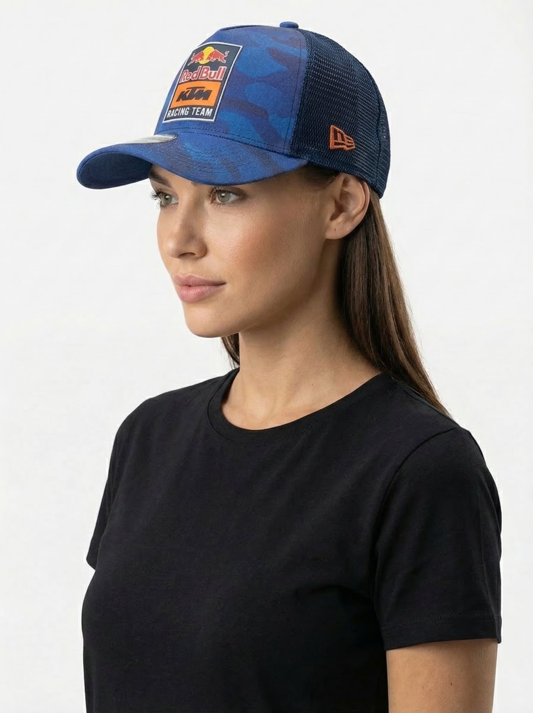 New Era x Red Bull KTM Racing Team Blue Camo Trucker Hat