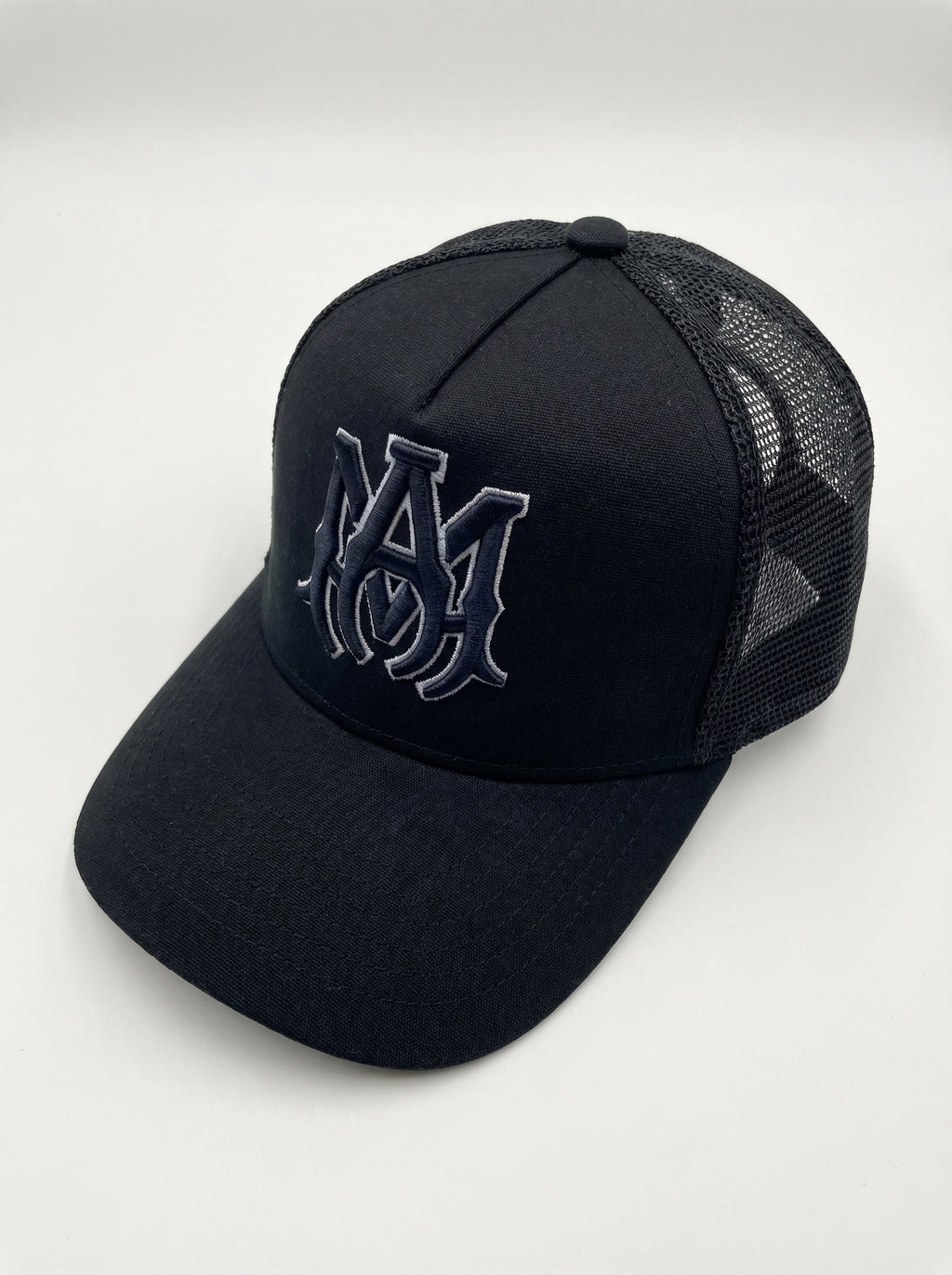 AMIRI MA Core Logo Trucker Hat Black