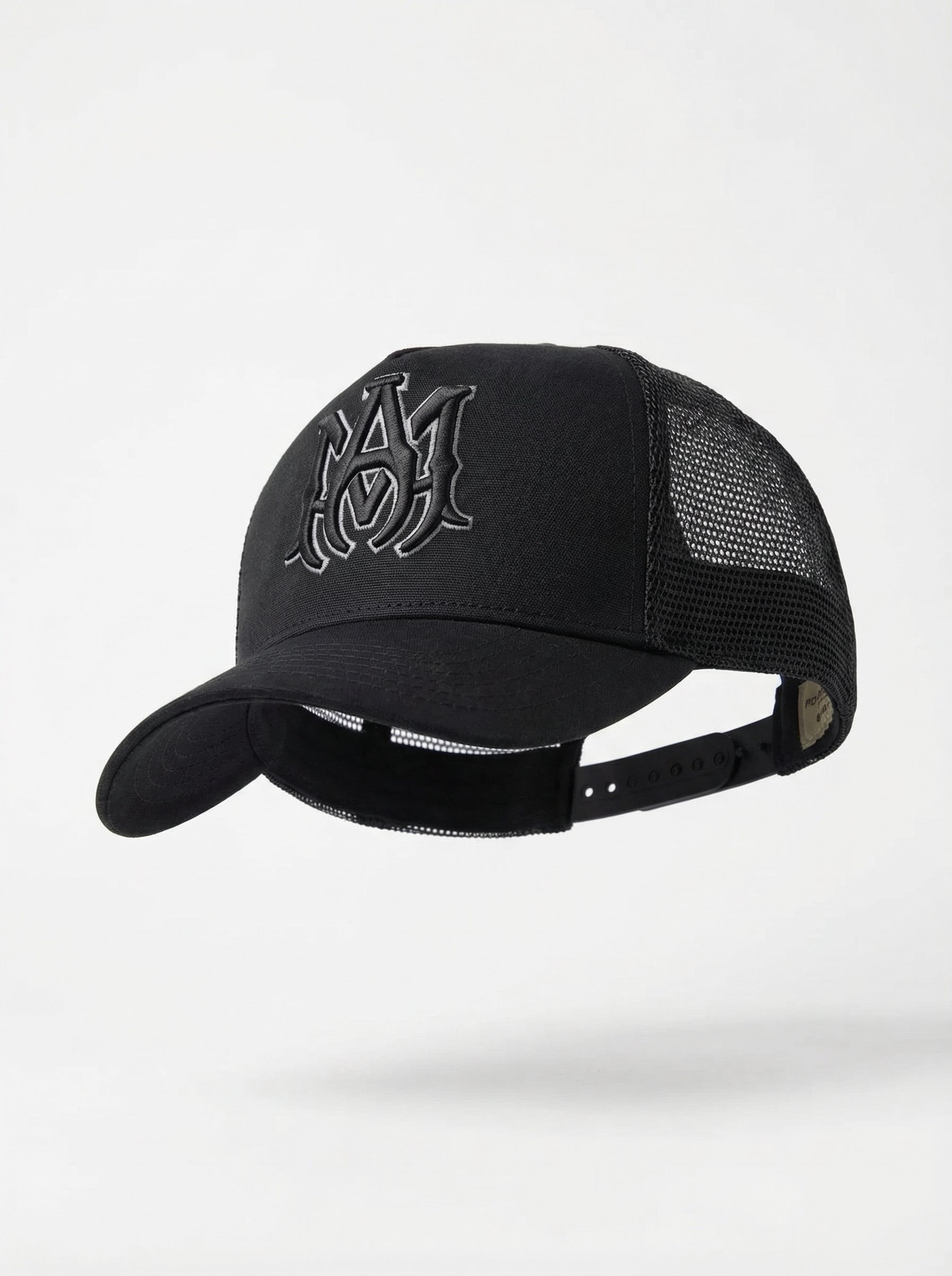 AMIRI MA Core Logo Trucker Hat Black