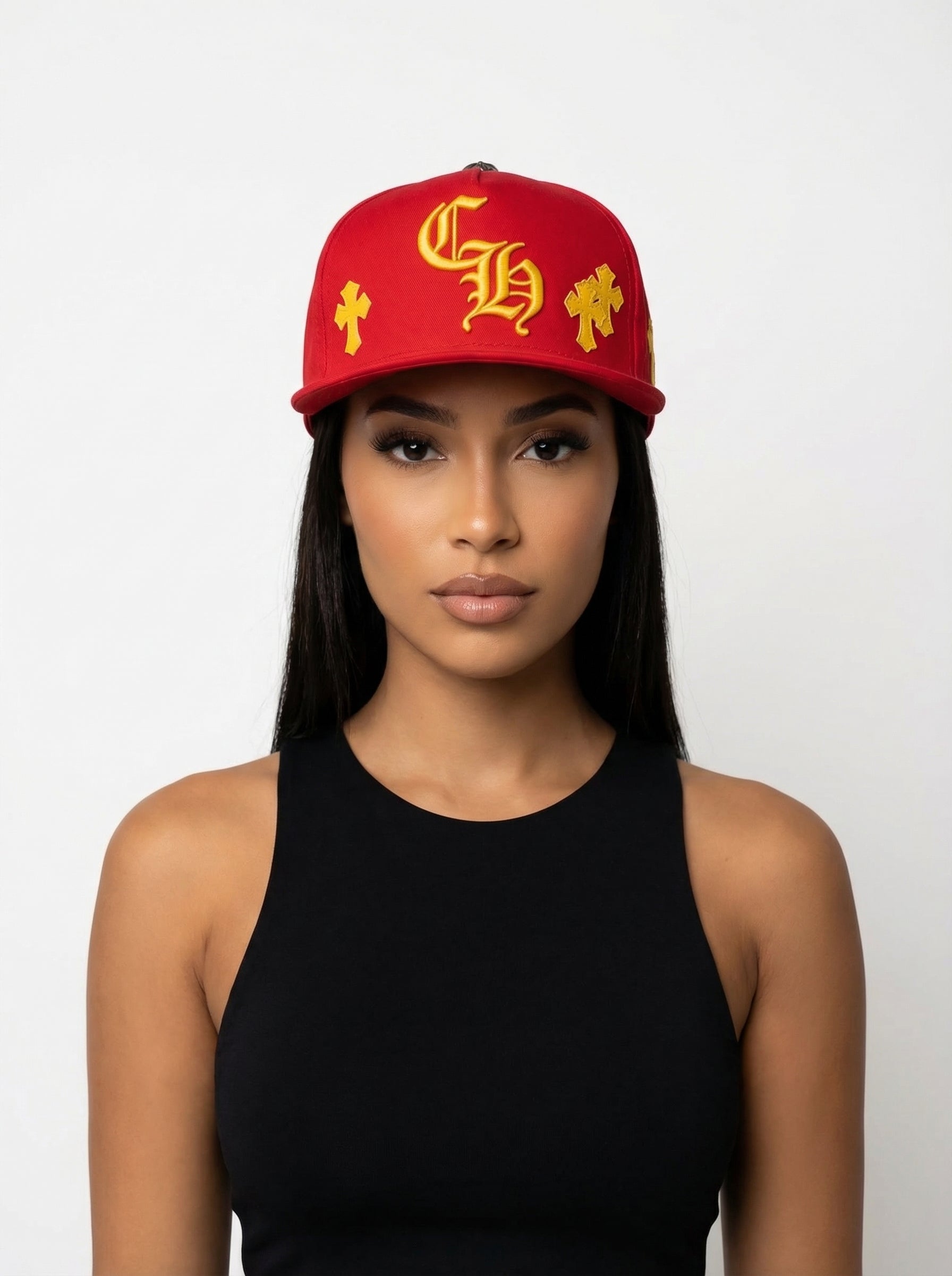 Chrome Hearts Cross Patch Baseball Cap