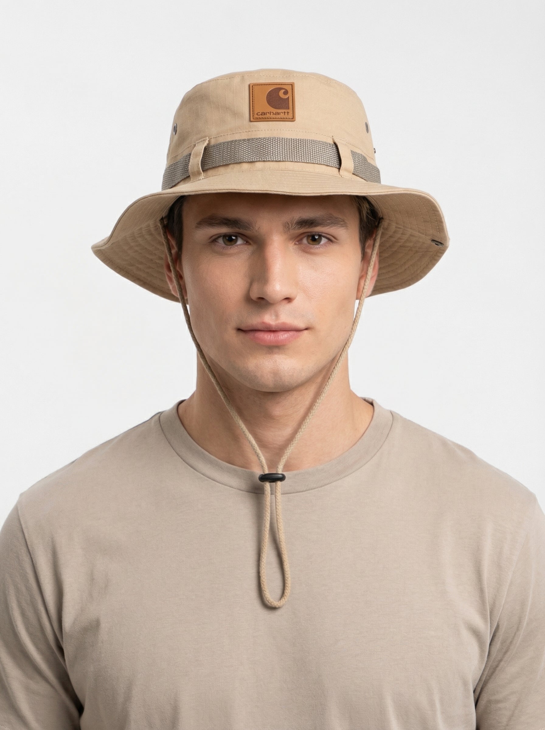 Carhartt Canvas Boonie Bucket Hat with Adjustable Chin Strap