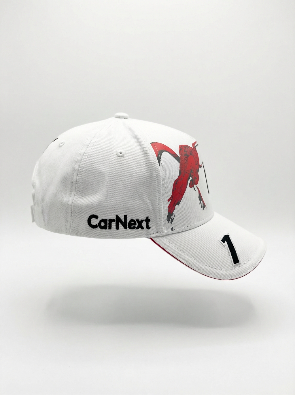 Red Bull Racing x PUMA F1 Team Cap White with Red Bull Graphic & Driver Number 1