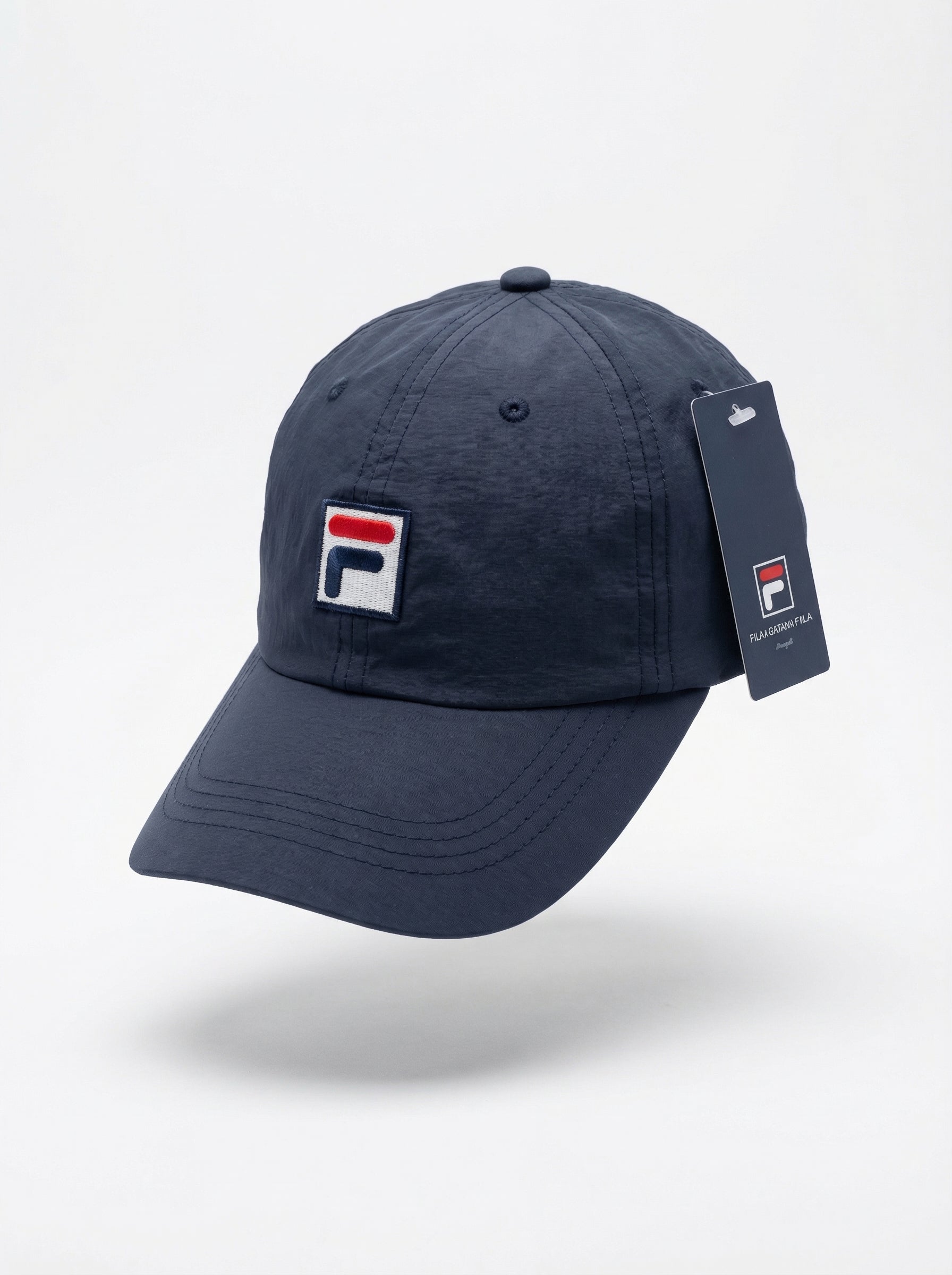 FILA F-Box Logo Performance Baseball Cap Navy Blue