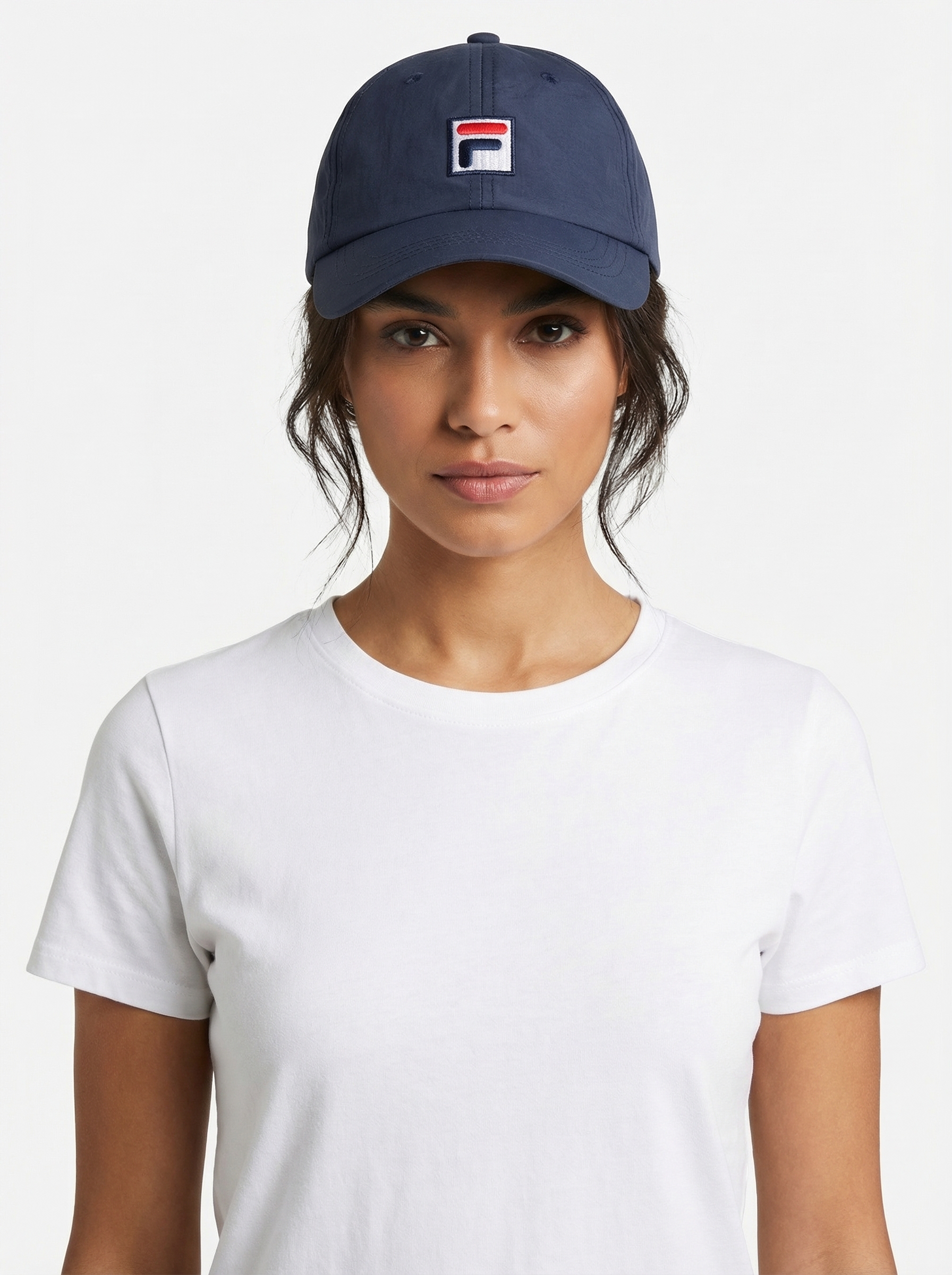 FILA F-Box Logo Performance Baseball Cap Navy Blue