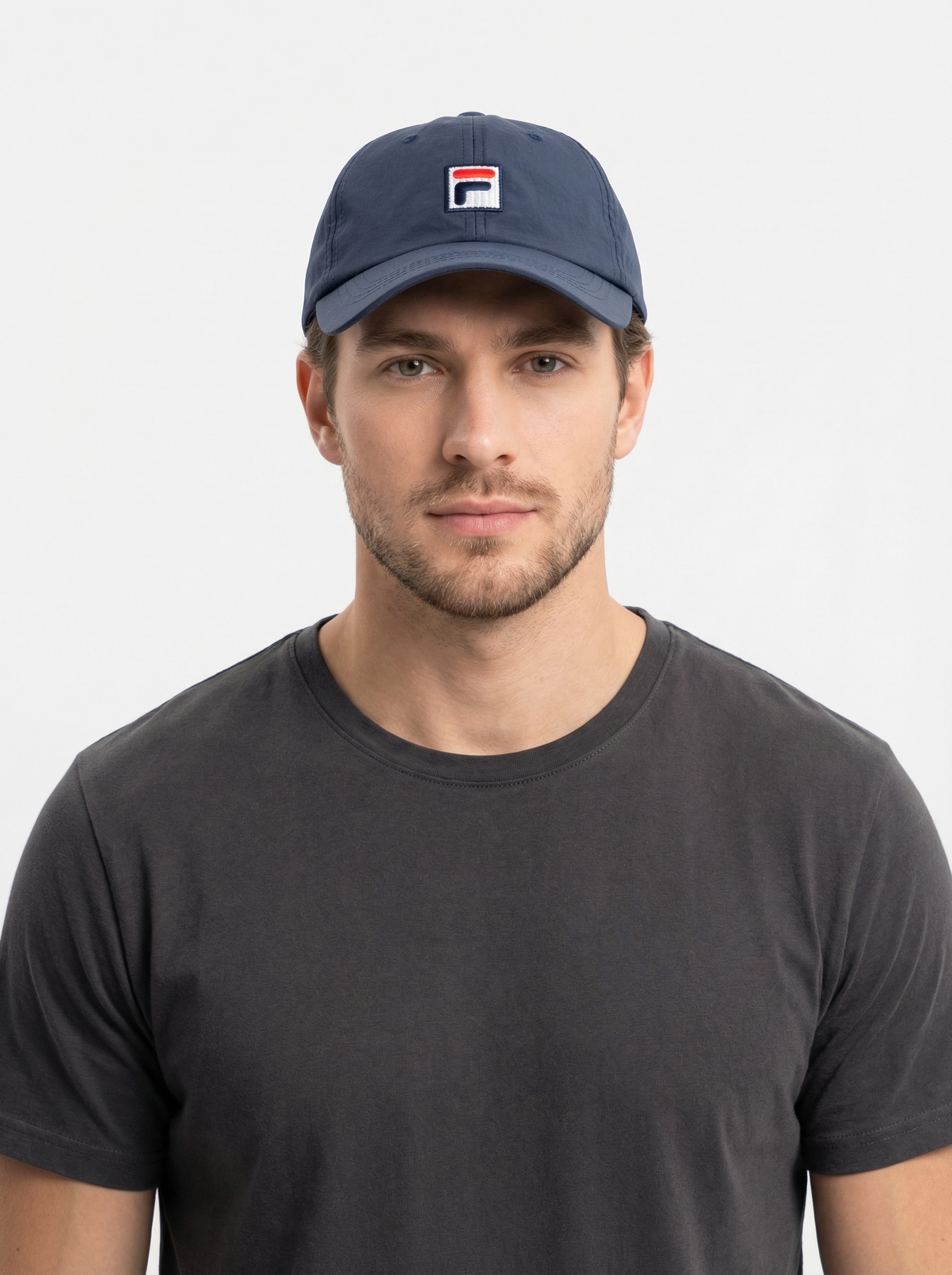 FILA F-Box Logo Performance Baseball Cap Navy Blue